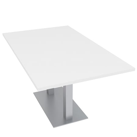 Skutchi Designs 35.5 in W, 59.5 in L, 29 in H, Engineered Wood Top, White HAR-REC-36x60-DOU-XD09